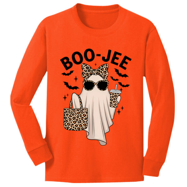 Boo-Jee Ghost - Youth Long Sleeve Core Cotton Tee Thumbnail