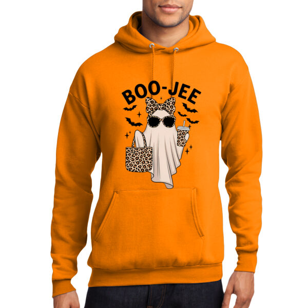 Boo-Jee Ghost Fleece Pullover Hooded Sweatshirt Thumbnail