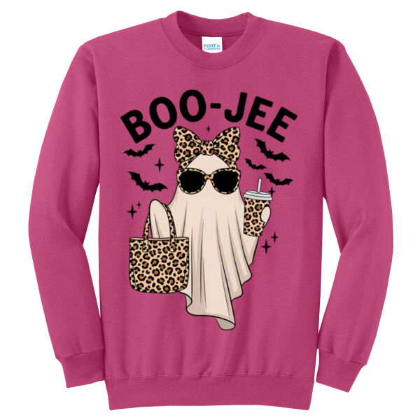 Boo-Jee Ghost - Fleece Crewneck Sweatshirt Thumbnail
