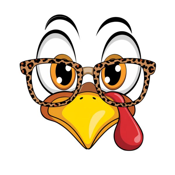 Turkey With Leopard Glasses Thumbnail